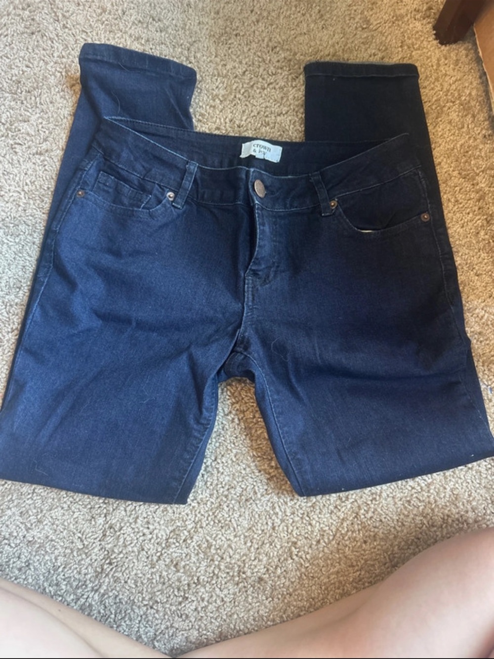 crown & ivy Indigo Skinny Jeans
